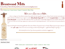 Tablet Screenshot of brentwoodmills.com